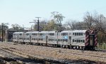 Approaching Northbound Metra Train #118 - 11:03